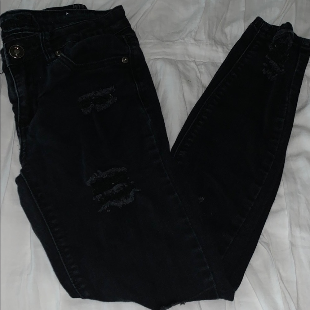 rue 21 black skinny jeans